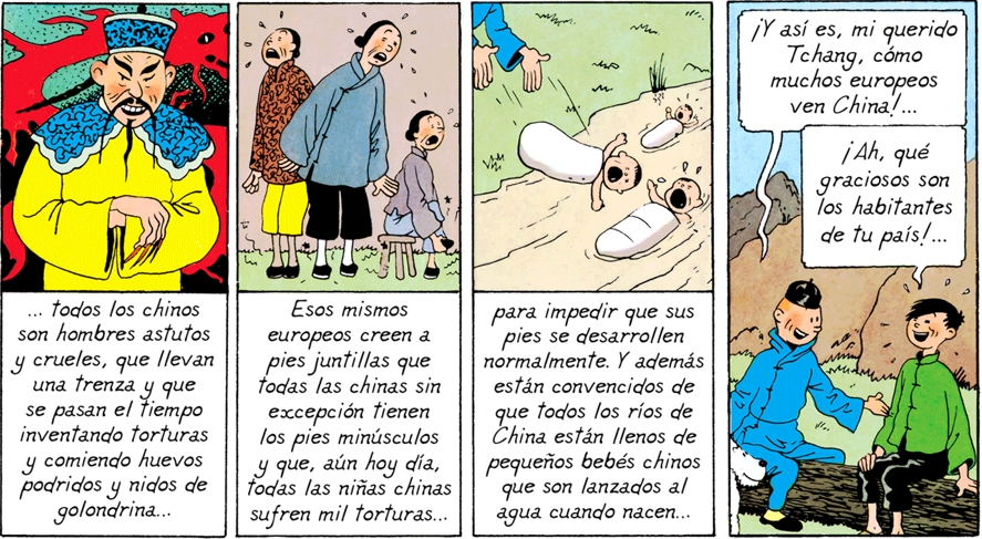 Extrait du Lotus bleu la culture chinoise